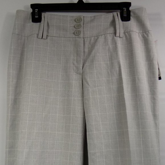 INC International Concepts Plaid Wide Leg Pants Size 6 NWT - Picture 3 of 8